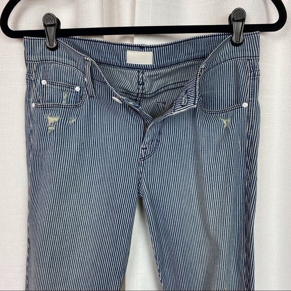 Mother The Vamp On The Road Destroy Wash Ankle Jeans Sz.27 - Picture 7 of 15